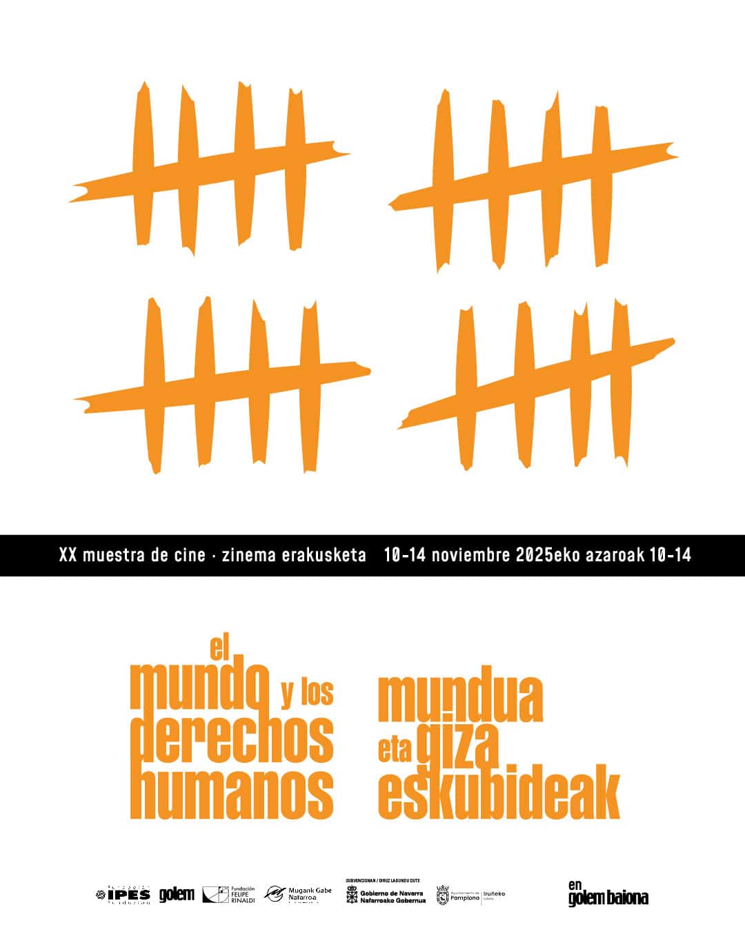 cartel muestra cine y ddhh